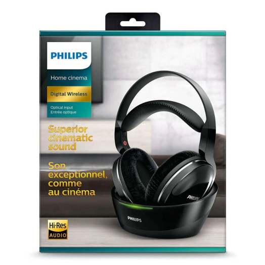 Бездротові накладні навушники Philips SHD8850/12 чорні