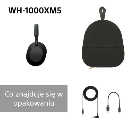 Бездротові навушники Sony WH-1000XM5 ANC On-Ear Bluetooth 5.2 Black