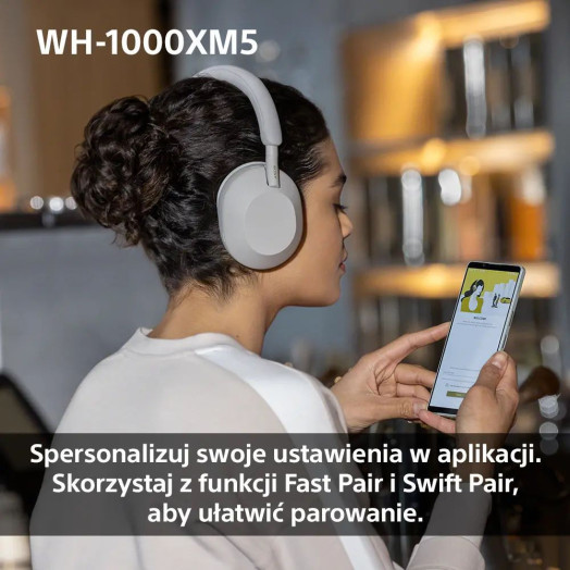 Бездротові навушники Sony WH-1000XM5 ANC On-Ear Bluetooth 5.2 Grey