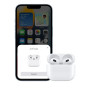 Apple AirPods 3-го покоління з зарядним футляром Lightning In-Ear Bluetooth 5.0 білий