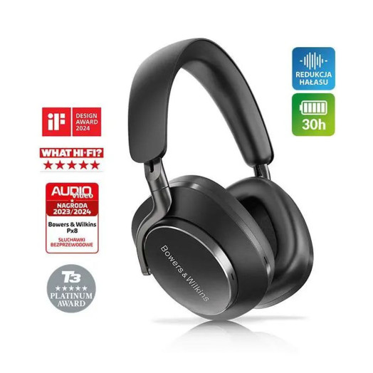 Бездротові навушники Bowers & Wilkins Px8 On-Ear Bluetooth 5.2 Black