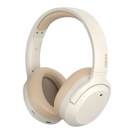 Накладні бездротові навушники Edifier W820NB Plus Bluetooth 5.2, бежевий ANC 43 дБ