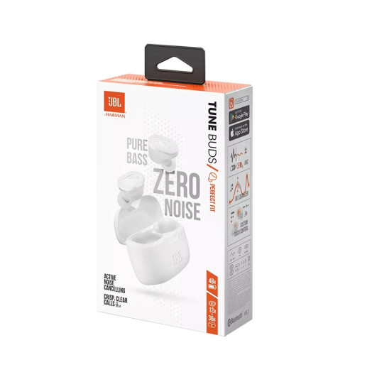 Бездротові навушники-вкладиші JBL Tune Buds Bluetooth 5.3 білі