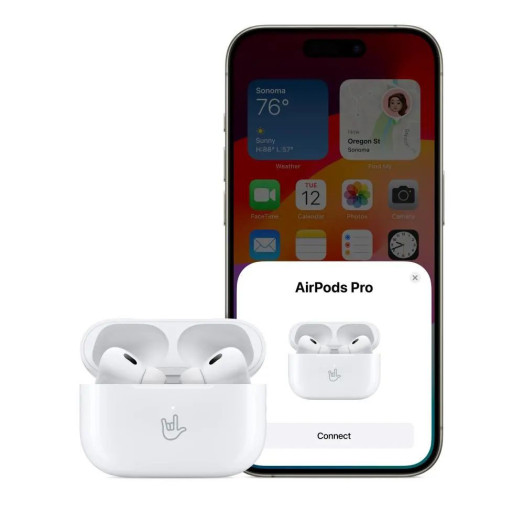 Apple AirPods Pro 2nd Generation with MagSafe Case USB/C In-Ear Bluetooth 5.3 White