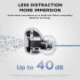 1Більше міні-бездротових навушників ComfoBuds, ANC In-Ear Bluetooth 5.2 Black