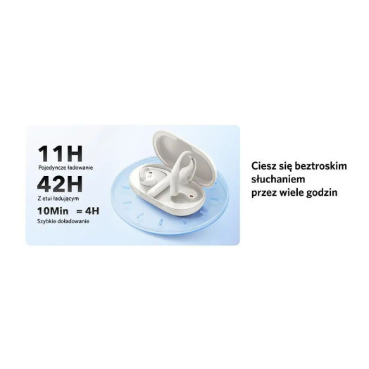 Бездротові навушники Soundcore Aerofit Air Conduction Bluetooth 5.3 White