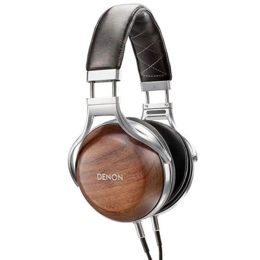 Накладні дротові навушники Denon AH-D7200 коричнево-сріблясті
