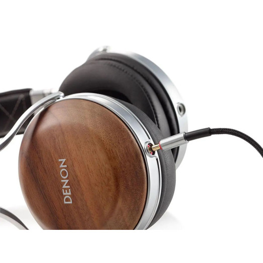 Накладні дротові навушники Denon AH-D7200 коричнево-сріблясті
