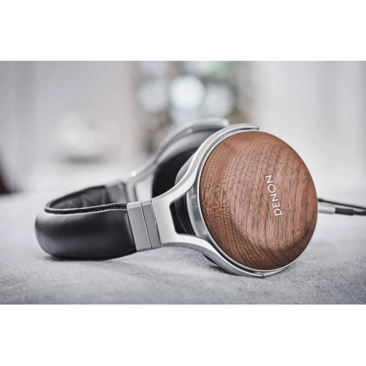 Накладні дротові навушники Denon AH-D7200 коричнево-сріблясті