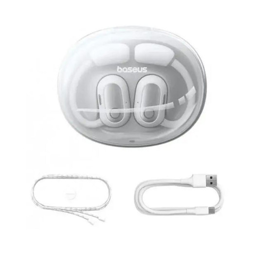 Бездротові навушники Baseus Eli Sport 1 Air Conduction Bluetooth 5.3 White