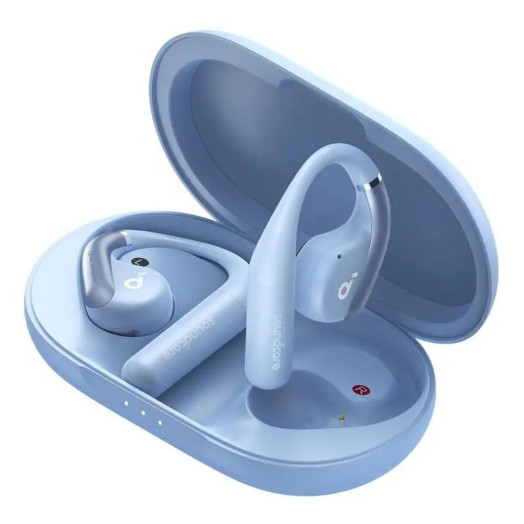 Бездротові навушники Soundcore Aerofit Air Conduction Bluetooth 5.3 Blue Grey