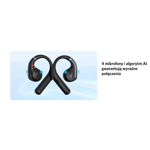 Бездротові навушники Soundcore Aerofit Air Conduction Bluetooth 5.3 Black