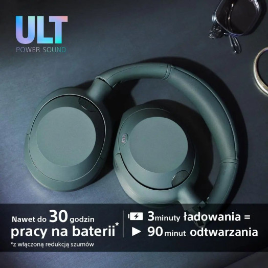 Бездротові навушники Sony ULT Wear WH-ULT900NW накладні Bluetooth 5.2 білі