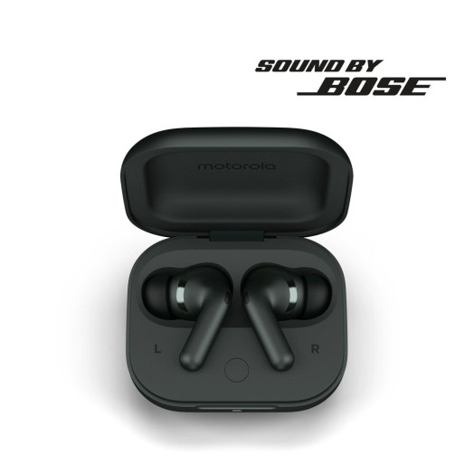 Звук бездротових навушників Motorola Moto Buds+ від BOSE In-ear Bluetooth Graphite