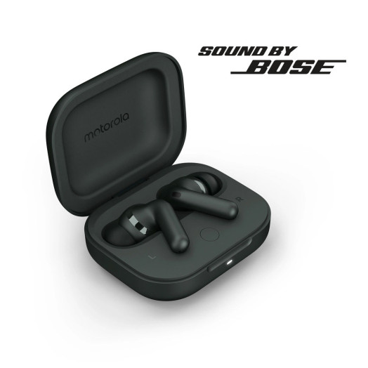 Звук бездротових навушників Motorola Moto Buds+ від BOSE In-ear Bluetooth Graphite