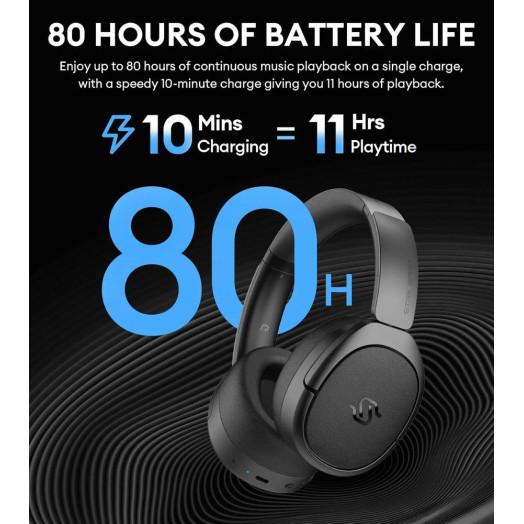 Бездротові навушники Edifier Stax Spirit S5 On-Ear Bluetooth 5.4 Black