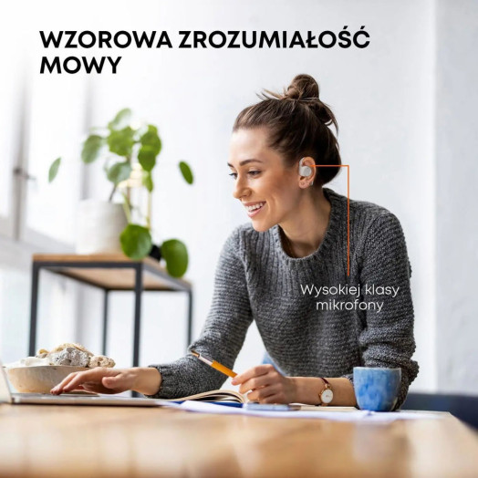 Бездротові навушники Beyerdynamic Verio 200 Air Conduction Bluetooth 5.3 Cream