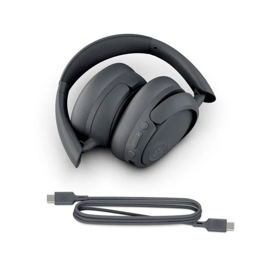 JLab Jbuds Lux ANC Wireless Headphones On-Ear Bluetooth 5.3 Graphite