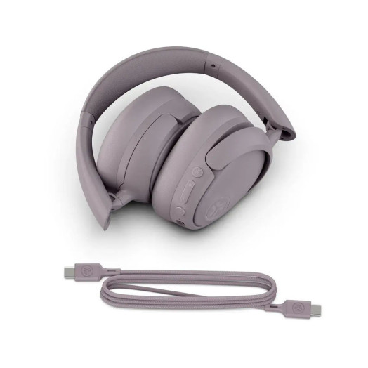 JLab Jbuds Lux ANC Wireless Headphones On-Ear Bluetooth 5.3 Purple