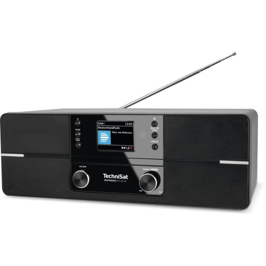 TechniSat DigitRadio 370 CD ІЧ радіоприймач FM DAB+ Інтернет Bluetooth Чорний