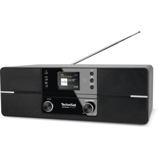TechniSat DigitRadio 371 CD BT Радіоприймач FM DAB+ Bluetooth Чорний
