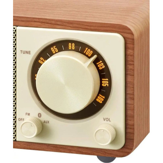 Радіоприймач Sangean GENUINE MINI WR-7 FM радіо Bluetooth Walnut
