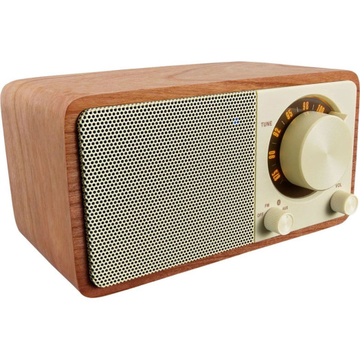 Радіоприймач Sangean GENUINE MINI WR-7 FM радіо Bluetooth Walnut