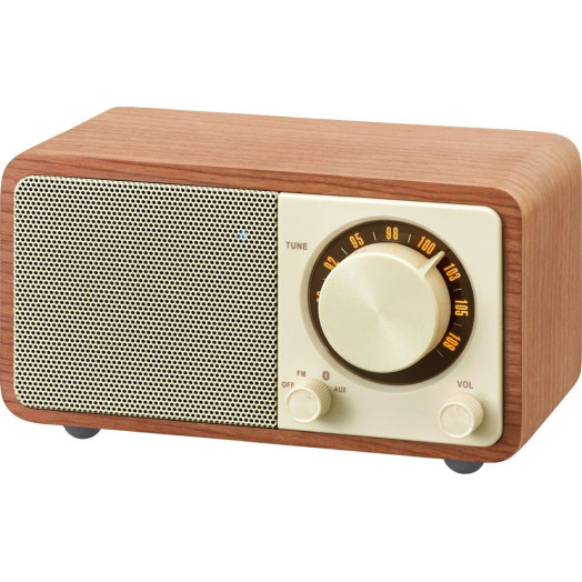Радіоприймач Sangean GENUINE MINI WR-7 FM радіо Bluetooth Walnut