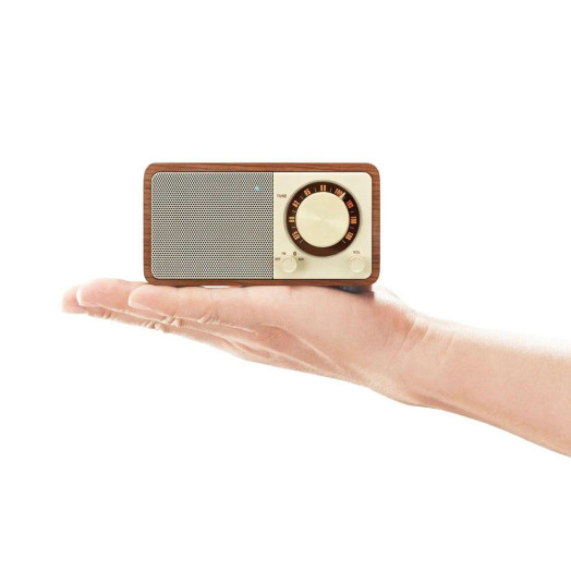 Радіоприймач Sangean GENUINE MINI WR-7 FM радіо Bluetooth Walnut