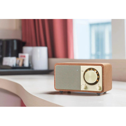 Радіоприймач Sangean GENUINE MINI WR-7 FM радіо Bluetooth Walnut