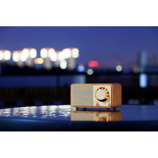 Радіоприймач Sangean GENUINE MINI WR-7 FM радіо Bluetooth Walnut