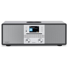 Радіоприймач TechniSat DigitRadio 650 FM DAB+ Інтернет Bluetooth Чорно-сріблястий
