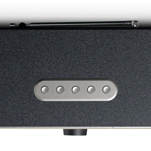Радіоприймач Lenco DIR-141BK FM-радіо DAB+ Інтернет Bluetooth Чорно-сріблястий
