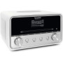 TechniSat DigitRadio 586 Радіоприймач FM DAB+ Інтернет Bluetooth Біло-сріблястий