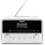 TechniSat DigitRadio 586 Радіоприймач FM DAB+ Інтернет Bluetooth Біло-сріблястий