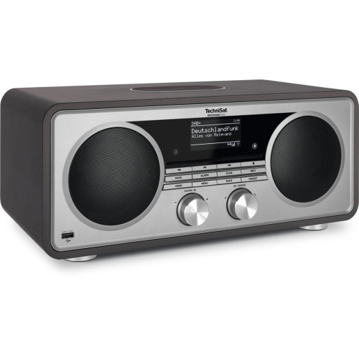 TechniSat DigitRadio 602 Радіоприймач FM DAB+ Інтернет Bluetooth Антрацит-срібло
