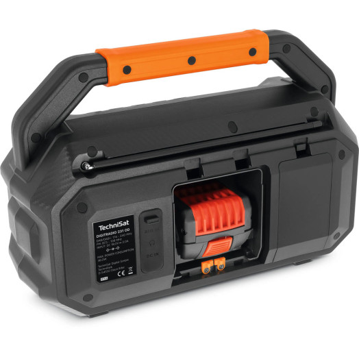 Радіоприймач TechniSat DigitRadio 231 OD FM DAB+ Bluetooth чорний