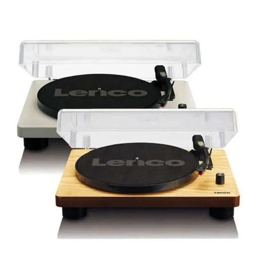 Напівавтоматичний попередній підсилювач з ремінним приводом Lenco LS-50GY, сірий