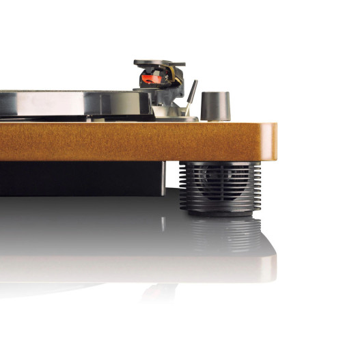Напівавтоматичний передпідсилювач з ремінним приводом Lenco LS-50WD Turntable Коричневий