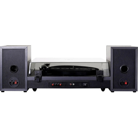 Lenco LS-300BK Turntable Automatic Direct Drive Bluetooth Preamplifier Чорний + динаміки