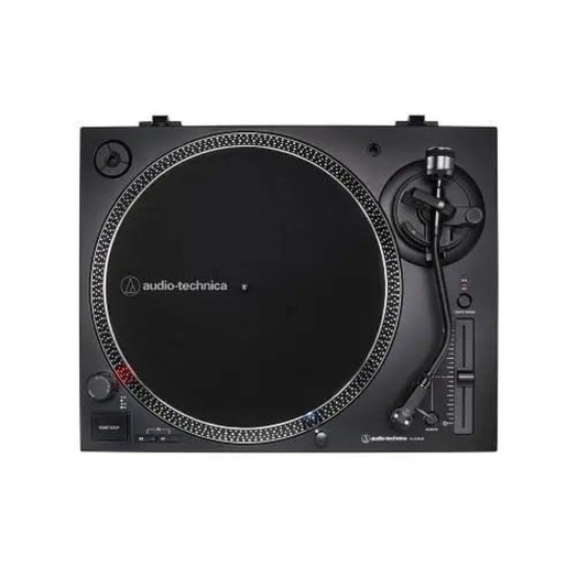 Audio-Technica AT-LP120X програвач, ручний передпідсилювач із прямим приводом, чорний