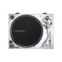 Audio-Technica AT-LP120X програвач, ручний передпідсилювач із прямим приводом, сріблястий