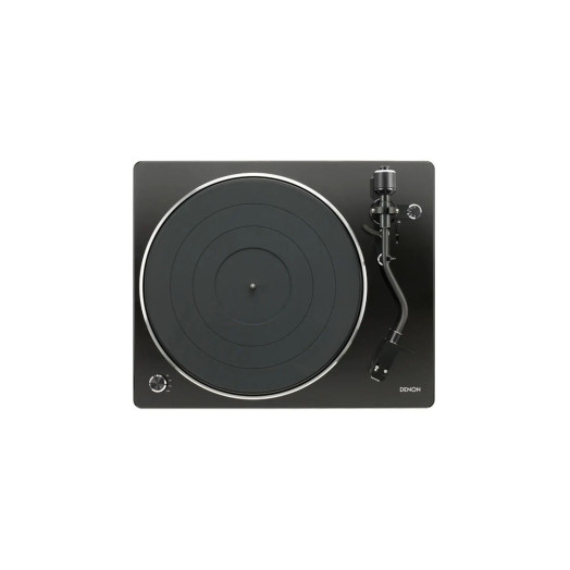 Попередній підсилювач Denon DP-400 Turntable з ручним ремінним приводом, чорний