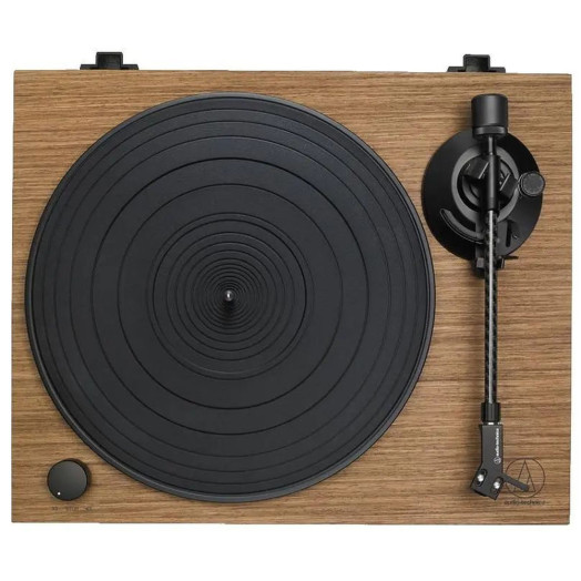 Audio-Technica AT-LPW40WN Програвач з ручним ремінним приводом Попередній підсилювач Горіх