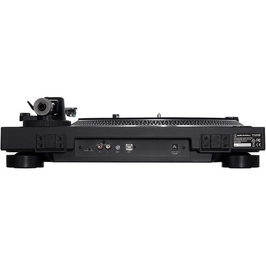 Audio-Technica AT-LP120XBT-USB програвач з ручним підсилювачем Bluetooth із прямим приводом, чорний