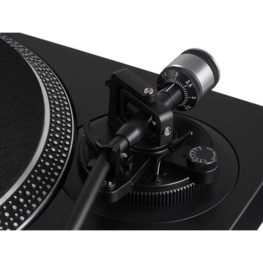 Audio-Technica AT-LP120XBT-USB програвач з ручним підсилювачем Bluetooth із прямим приводом, чорний