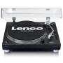 Lenco L-3809BK Turntable ручний прямий попередній підсилювач чорний