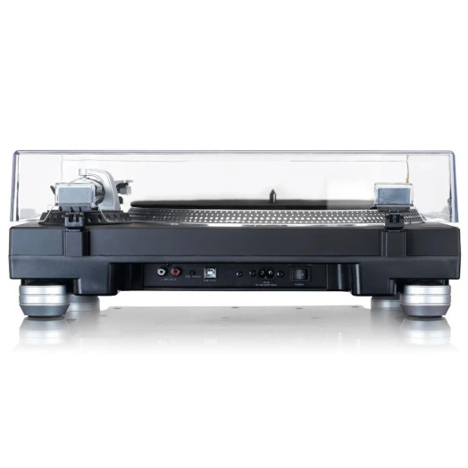 Lenco L-3809BK Turntable ручний прямий попередній підсилювач чорний