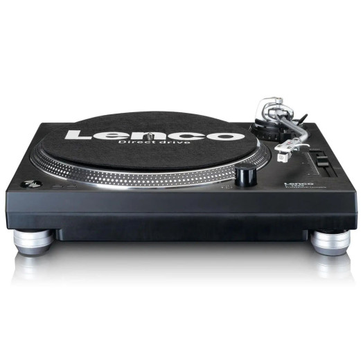 Lenco L-3809BK Turntable ручний прямий попередній підсилювач чорний