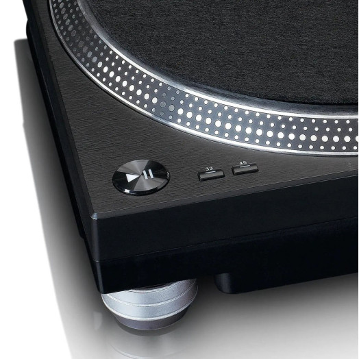 Lenco L-3809BK Turntable ручний прямий попередній підсилювач чорний
